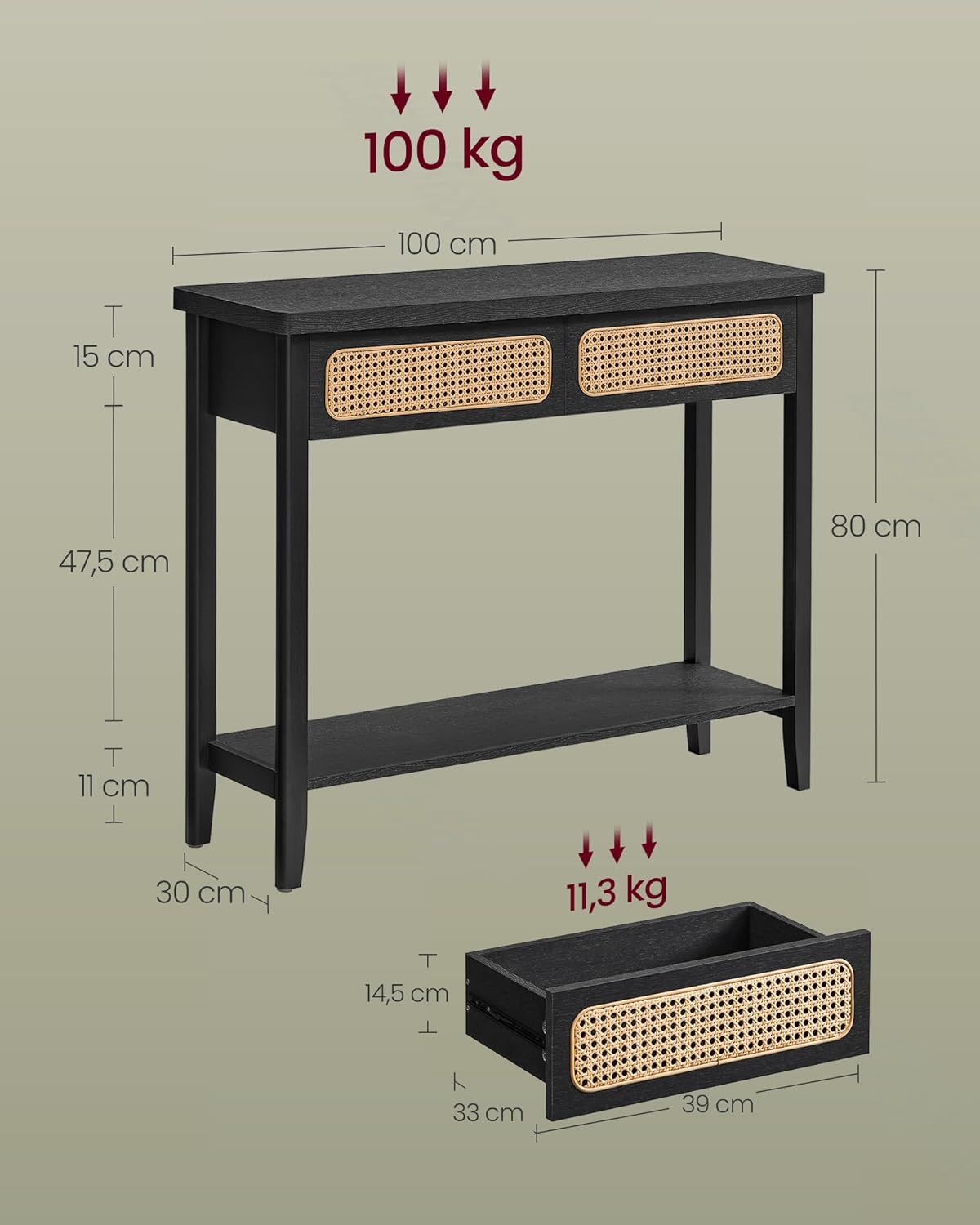 Copenhagen konsolbord